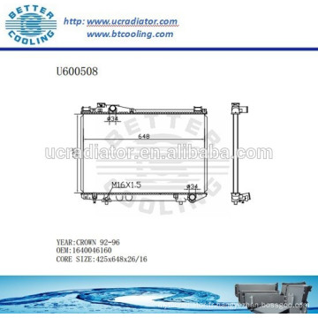 RADIATEUR 1640046160 pour TOYOTA 92-96 CROWN Fabricant Et Vente Directe !